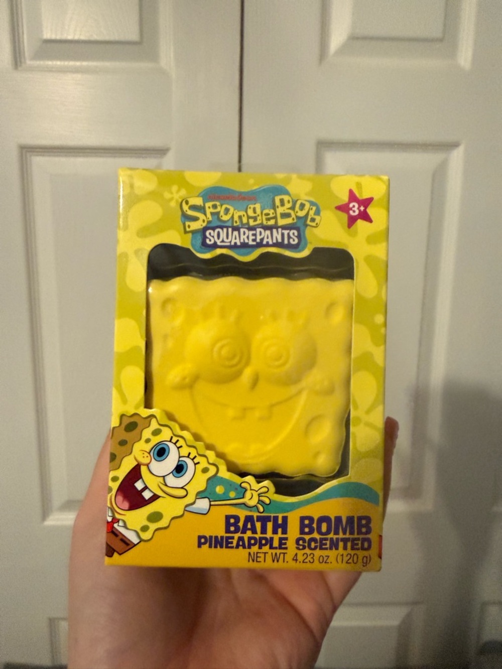 SpongeBob SquarePants Yellow Bath Bomb Box with Patrick Art